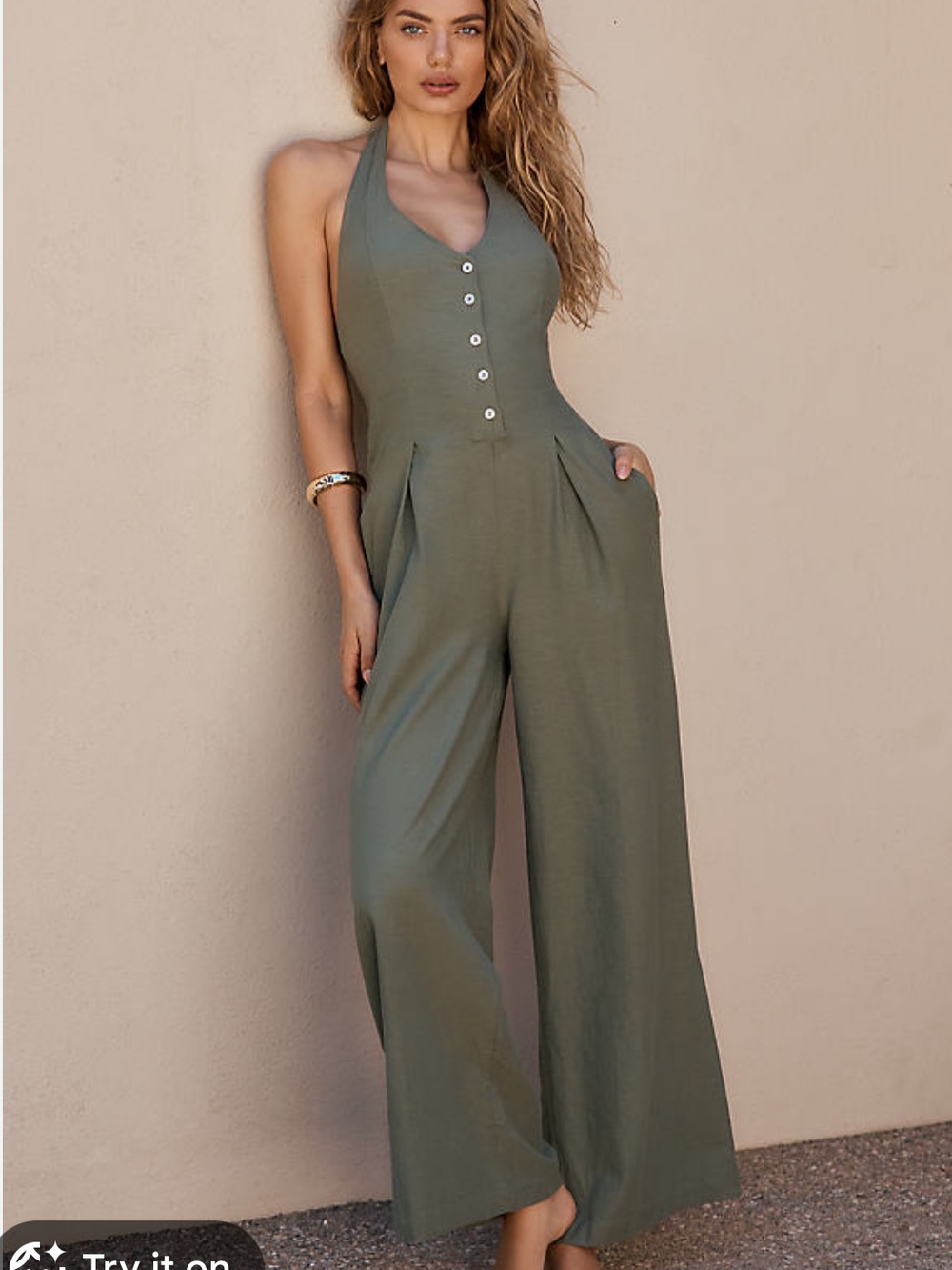 l*space Alena Halter Wide-Leg Jumpsuit NWT various sizes